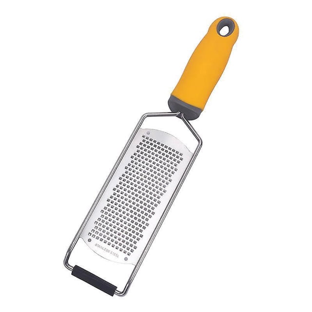Rallador Pro Zester, rallador de limón, rallador de parmesano, chocolate, con hoja de acero inoxidable afilada, cubierta protectora y cepillo de limpieza, apto para lavavajillas