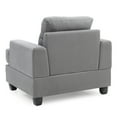 thumbnail image 6 of Glory Furniture Sandridge Microsuede Chair in Gray, 6 of 6
