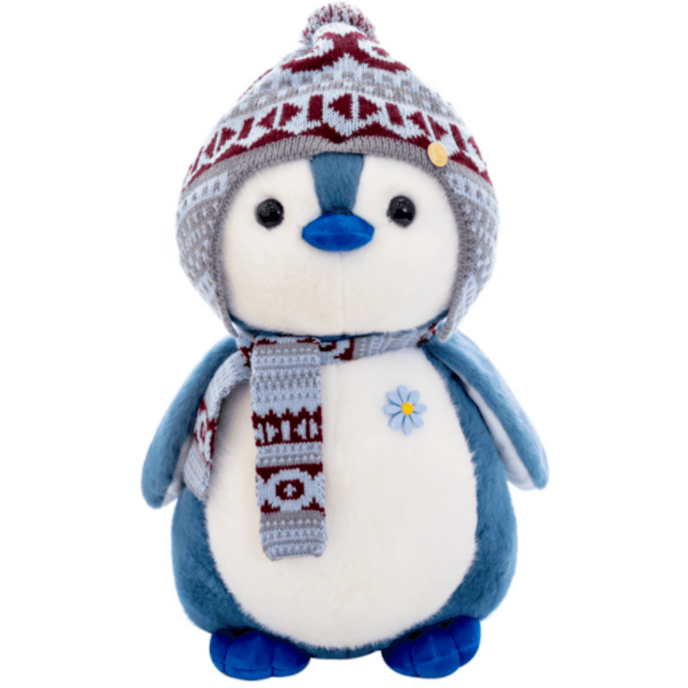 Cute Blue Penguin Plush Toy 7.9 inches, Penguin Plush Toy, Cute Penguin Plush, Penguin Plush, Cute Baby Penguin Stuffed Animal, Soft Penguin Stuff Plush Doll Gift for Kids Girls Boys Girlfriend