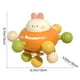 thumbnail image 3 of Juguetes de piscina, pelotas de animales, juguetes masticables, pelotas agitadoras de agarre para bebés de 0 a 12 meses, sonajero de dentición con base de silicona suave ABS, juguetes de desarrollo pa, 3 of 9