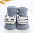 thumbnail image 3 of Baozhu 8 Pairs Baby Anti Slip Socks with Grips Cute Plush Cartoon Gripper Socks Warm Non-skid Toddler Socks for 0-1 Years Infant Boys Girls, 3 of 12