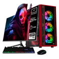thumbnail image 1 of Xtreme PC Gamer AMD Radeon RX 6500 XT Ryzen 5 5600X SSD 240GB 2TB Monitor 23.8 144Hz WIFI Red Xtreme PC Gaming XTBRR516GB6500XTR, 1 of 6