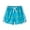 Blue, variant on Mercatoo Toddler Girls Casual Shorts Summer Cartoon Printed Floral Sport Short Pants Kids Beach Lightweight Shorts