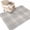 Purple, Lilac, White, variant on Washable Area Rugs 2x3ft Buffalo Plaid Throw Rug Non-Slip Non-Shedding Low-Profile Rectangle Sand Beige Cream Farmhouse Gingham Striped Small Rug Carpet for Living Room Bedroom Dining Room Home Decor