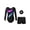 A Star Black, variant on Gymnastics Leotards with Shorts for Girls Kids Biketard Tumbling Outfits Deluxe Ballet Dance Bodysuit Leopard 6