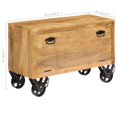 thumbnail image 3 of vidaXL Shoe Cabinet 86x35x55 cm Solid Mango Wood, 3 of 4