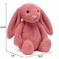 thumbnail image 2 of NANIL Easter Bunny Plush Toy-Cute Fluffy Long-Ear Bunny Stuffed Animal,Easter Bunny Stuffed Animal,Easter Decor Spring Easter Ornaments-Perfect Easter Birthaday Hoilday Gifts for Kids（Deep Pink）, 2 of 6