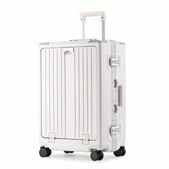 20-inch Carry on Luggage with Wheels ABS PC Hard Shell Suitcase Top Opening Aluminum Frame Tsa Lock Suitcase for Traveling Women and Men.