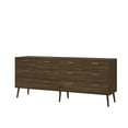 thumbnail image 2 of Tvilum Tone 8 Drawer Double Dresser for Adults, Mocha Oak, 2 of 13