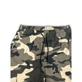 thumbnail image 3 of Men's Camo Jogger Pants Military Army Combat Cargo Pants Leg-Bound Tapered Casual Camouflage Tactical Pants, 3 of 4