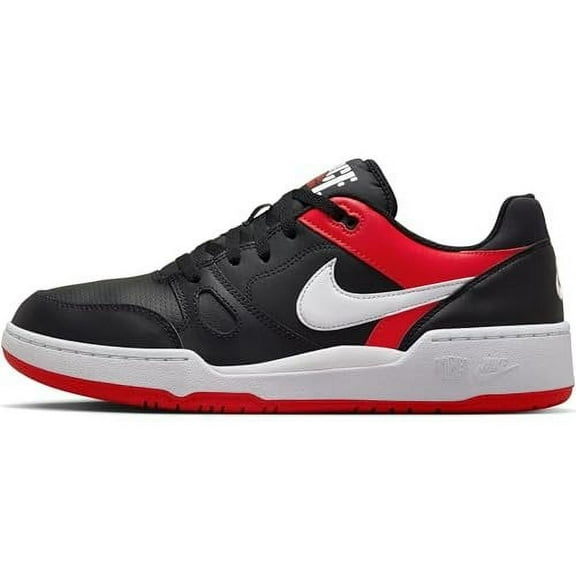 Nike Full Force Low Men's Shoes FB1362-003, Black/University Red/White Size 8