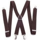 thumbnail image 1 of Minnieouse Suspender Pantalones Correa con 4 Pinzas Fotografía Adultos Elástico Crossover Pantalones Brace Cinturón Clip Banquete Boda Negocios Accesorios de disfraces Café, 1 of 6