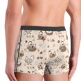 thumbnail image 4 of Men's Boxer Briefs, Chicken With Floral Soft Comfy Mens Underwear Boxer Briefs Breathable With Widen Waist, 4 of 7