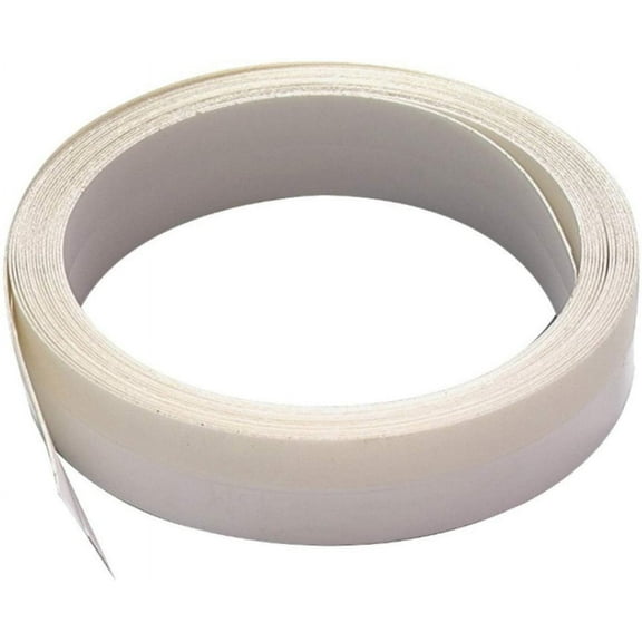 M-D Building Products 3525 M-D 0 V-Flex Weather-Strip with Adhesive Back, 17 Ft L X 7/8 in W, Polypropylene, White
