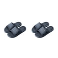 thumbnail image 4 of Qarigey Zapatilla de baño de PVC para secado rápido y antideslizante, zapatillas de ducha, zapatillas antideslizantes, gris oscuro Gris oscuro 2Conjunto, 4 of 6