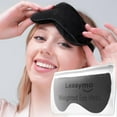 thumbnail image 6 of Lessymo Weighted Eye Mask for Sleeping, Heatable & Freezable Blackout Sleep Mask for Women & Men,Eye Compress Cover with Glass Bead for Headache Migraine Sinus Pain Travel,Black, 6 of 10