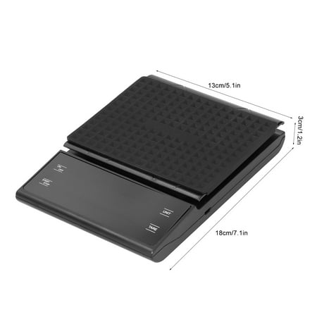 

EOTVIA 3kg/0.1g Kitchen Scale Electronic LED Digital Coffee Scales With Timer For Coffee Weighing Timer Scale Scale