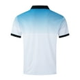 NoeCare Mens Golf Shirts Short Sleeve Workout Tops Gradient Muscle T