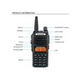 thumbnail image 3 of Dual Band Dual Standby Dual Display 5W Handheld Two Way Radio Walkie Talkie Black, 3 of 5