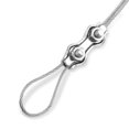 thumbnail image 2 of M2 Cable Clip 18 Pcs Double Stainless Steel Cable Clamp for Stainless Steel Cable Rope for 2MM Stainless Steel Cable Clip, 2 of 7