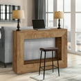 thumbnail image 4 of Table Console Spacieuse de Style Ferme avec Tablette de Rangement - Table d'Appoint de Canapé à l'Allure Bois Massif pour Entrée - Meuble d'Accent Rectangulaire Étroit pour Salon, Couloir, Vestibule Ou derrière le Canapé, 4 of 7