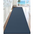 thumbnail image 1 of Kitchen Rug Anti Fatigue Mats for Floor, 24x59 Non Skid Cushioned Comfort Standing Desk Waterproof Runner, Blue, 1 of 9