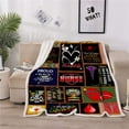 thumbnail image 5 of Nurse Gifts Nurse Throw Blanket RN Gifts for Black Nurses,Nurse Gifts for Women,School Nurse Gifts,Soft Fluffy Sherpa Warm Throw Blankets for Bed, Office and Couch (B,50"x 60"), 5 of 6