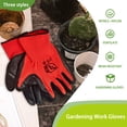 thumbnail image 4 of Guantes de jardinería WHEATHUSK, 100 unidades, para hombre y mujer, caucho de nitrilo, 4 of 7