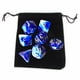 thumbnail image 2 of Paquete de 7 dados poliédricos para fiestas, juguetes D8, D10, D12 y D20 con bolsa para MTG RPG C, 2 of 6