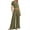 Army Green, variant on Pants Sets for Women 2 Piece,Womens Sports Tight Ribbed Knitted Crop Top Loose Wide Leg Pants Two-Piece Set