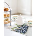 thumbnail image 4 of Blueberries Kitchen Dish Towels for Drying Dishes Set of 4, Farmhouse Blue Fruits Green Botanical Waffle Weave Microfiber Hand Tea Bathroom Towels Quick Dry & Absorbent Towel 12x12, 4 of 7