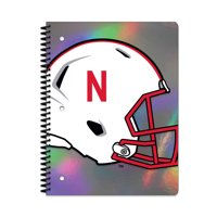 NEB CORNHUSKERS HOLOGRAPHIC 1-SUBJECT NOTEBOOK