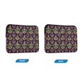 thumbnail image 7 of FORMRS 15-15.6 inch Laptop Sleeve Case Soft Carrying Quilted Computer Bag Cover, Gold and Purple Floral Pattern, 7 of 7