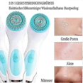thumbnail image 3 of Facial Cleansing Brush, Waterproof Electric Face Brush Two-way Rotation With 3 Brush Heads Usb Rechargeable Facial Cleansing Device For Exfoliation Sk, 3 of 5