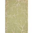 thumbnail image 1 of Unique Loom Botanical Collection Abstract Pictorial Transitional Indoor and Outdoor Flatweave Area Rug, 8 Feet x 11 Feet 4 Inch, Light Green/Beige, 1 of 2