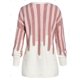 thumbnail image 2 of Más el tamaño de gota de hombro rayas suéter Rosegal Blusas Tallas Grandes, 2 of 5