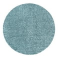thumbnail image 2 of Unique Loom Solid Shag Collection Area Rug (7' 1" Round Light Slate Blue), 2 of 6