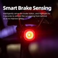 thumbnail image 3 of Luz Trasera Inteligente por Bicicleta XR01, Luces Traseras con DeteccióN Freno una Prueba Agua IPX6, Luz Freno Bicicleta Recargable por USB-C con Encendido/Apagado AutomáTico, 3 of 6