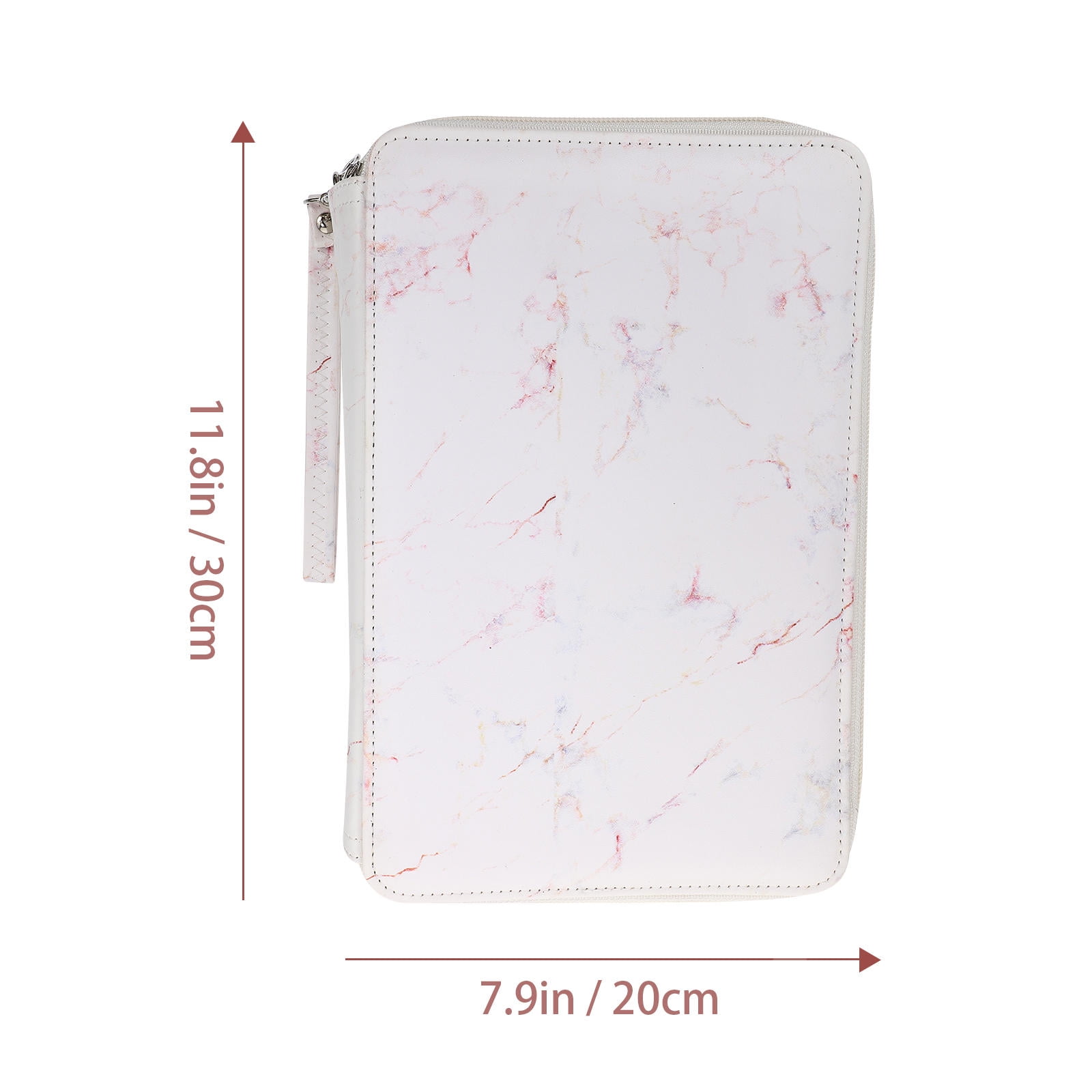 BESTYASH Red Drawing Pencil Case with Elastic Band for Secure and Organized Stationery Storage - 1 Piece
