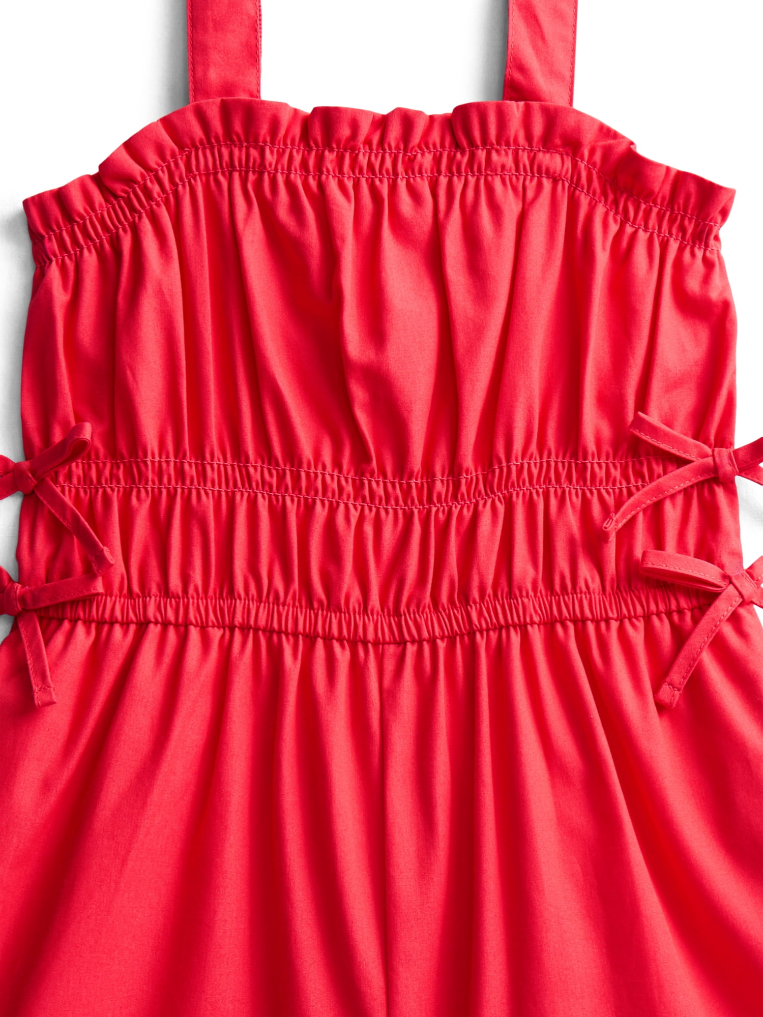Wonder Nation Girls Elastic Waist Romper, Sizes 4-18 & Plus