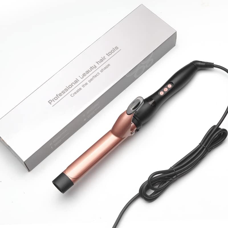 Hair Curling Wand, 1.26Inch Curling Iron, Professional Ceramic Hair Curler Wand, Big Curls with Adjustable Digital Temperature, Dual Voltage, Auto Shut-Off