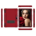 thumbnail image 2 of SOATUTO Case for Pritom M10 10 Inch/ Gateway/ qunyiCO Y10 Tab/ Voger priorpad X100 Tab/ FANGOR F-X10 /Digiland Tab Model：DL1036 10" Case Hybrid ShockProof Kids Friendly Built in Stand - Red+Black, 2 of 6