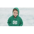 thumbnail image 2 of Old Glory Toddler St. Patricks Day Distressed Shamrock Long Sleeve Graphic Hoodie, 2 of 6
