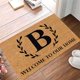 thumbnail image 2 of Alfombra decorativa de otoño Dainzusyful, divertida alfombra de bienvenida para entrada, porche, 60 x 40 cm, antidesgaste, para interior y exterior, para patio, granja, decoración del hogar, 26 letras, 2 of 4