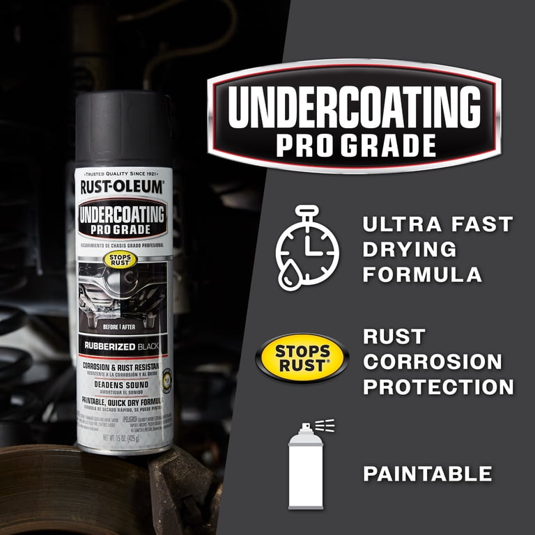 Rust-Oleum, Automotive Rubberized Undercoating Spray, 248656