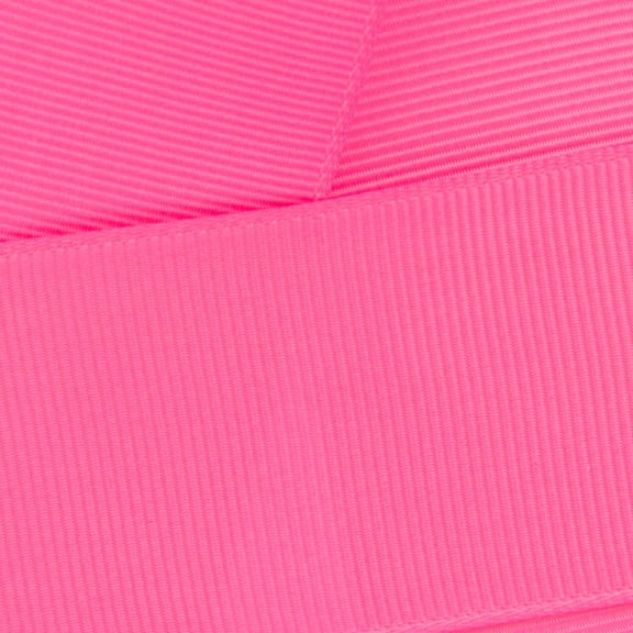 3/8" Grosgrain Ribbon Solid 156 Hot Pink 5yd