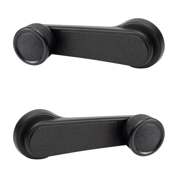 KAIHUIXING Front Window Crank Handle Black Left Right Pair for Nissan for Pickup Base/SE/XE 1995-1997 for D21 E 1986-1989 & XE 1986-1989 1994 & Base/SE 1986-1994 Truck 2 Piece 80760-01G20