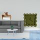 thumbnail image 2 of Soporte de papel higiénico,Escultura de pared de búho con porta rollo de papel higiénico,Reloj de pared,Reloj de pared decorativo para baño y dormitorio.,Reloj de pared cuadrado silencioso, 2 of 8