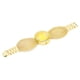 thumbnail image 5 of Reloj de pulsera elegante y brillante de cuarzo Bling Bling con cinturón de malla ancha para mujer dorado, 5 of 12