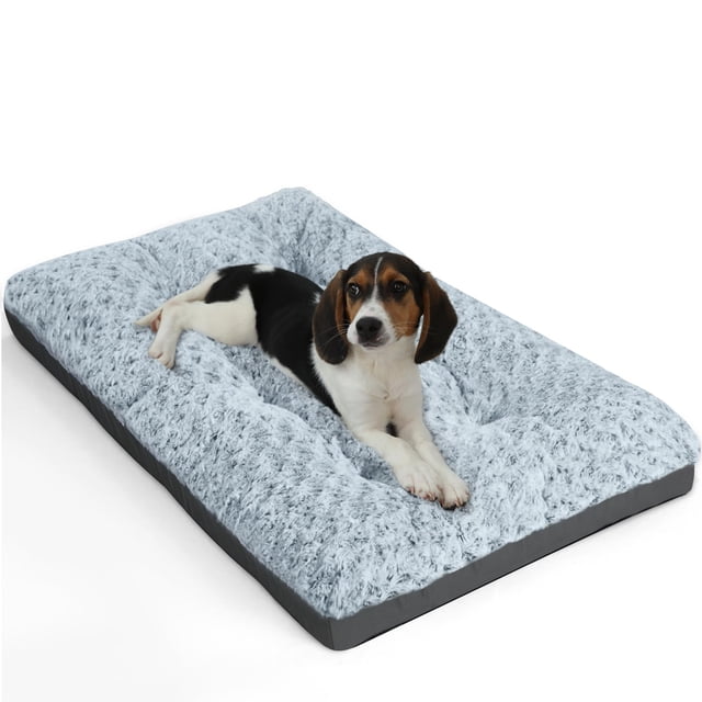 Cama para perros POCBLUE Deluxe, lavable para perros pequeños de hasta 25 libras